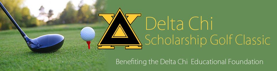 Delta Chi Golf | Scholarship Golf Classic Logo